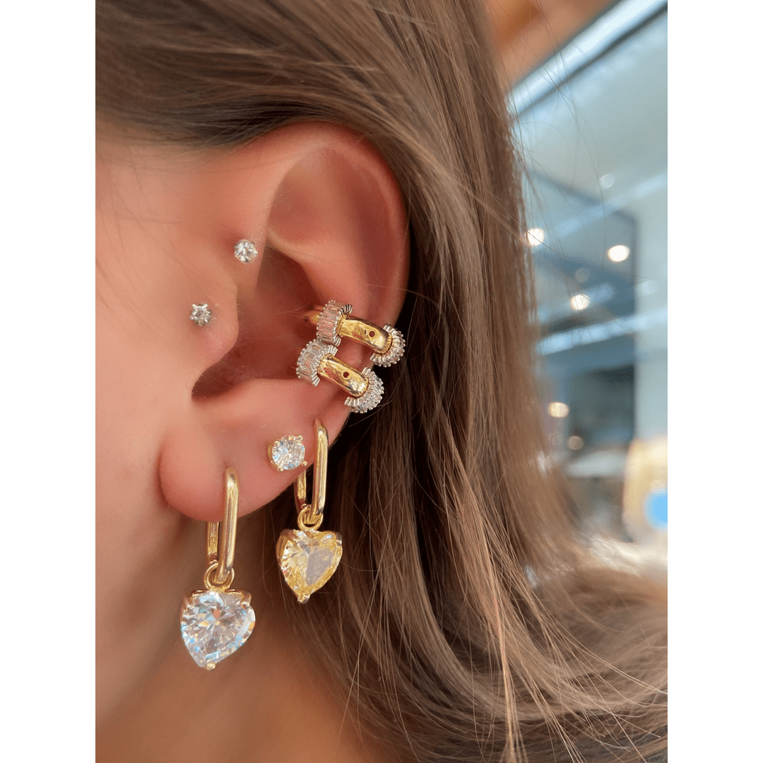 Lina Stone Earcuff - Aven & Laurel