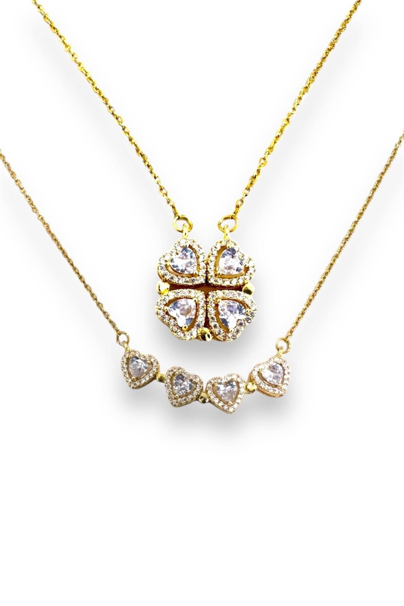 Luck & Love Açılabilir Yonca Kolye - Aven & Laurel