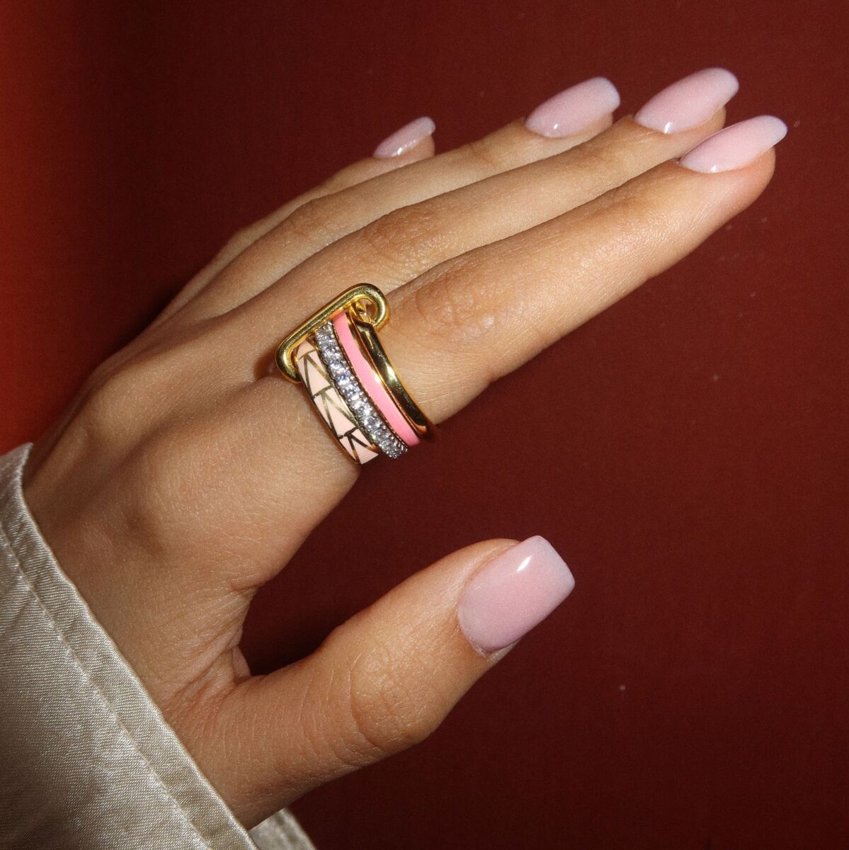 Layered Light Yüzük - Aven & Laurel