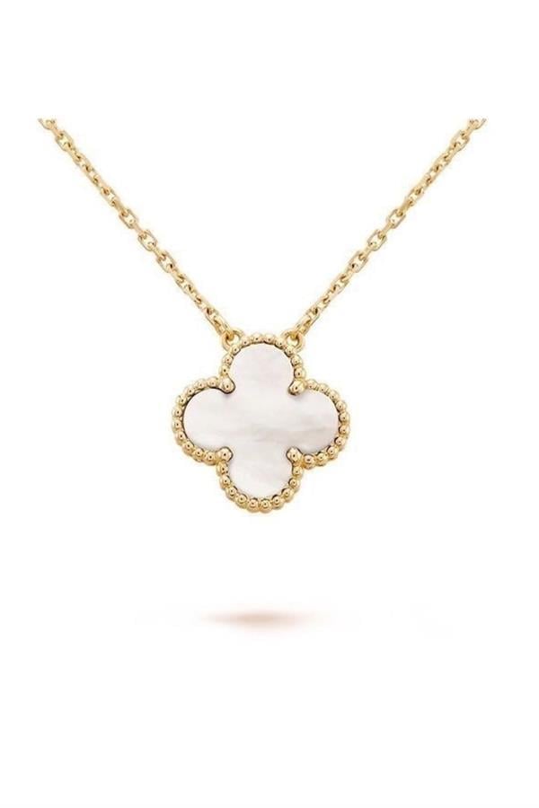 VCA Kolye Beyaz - Aven & Laurel