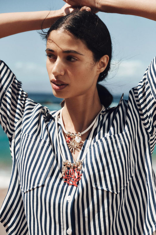 Riviera Shell Kolye - Aven & Laurel