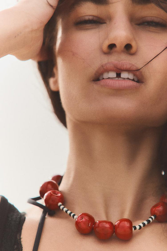 Cherry Pop Kolye - Aven & Laurel