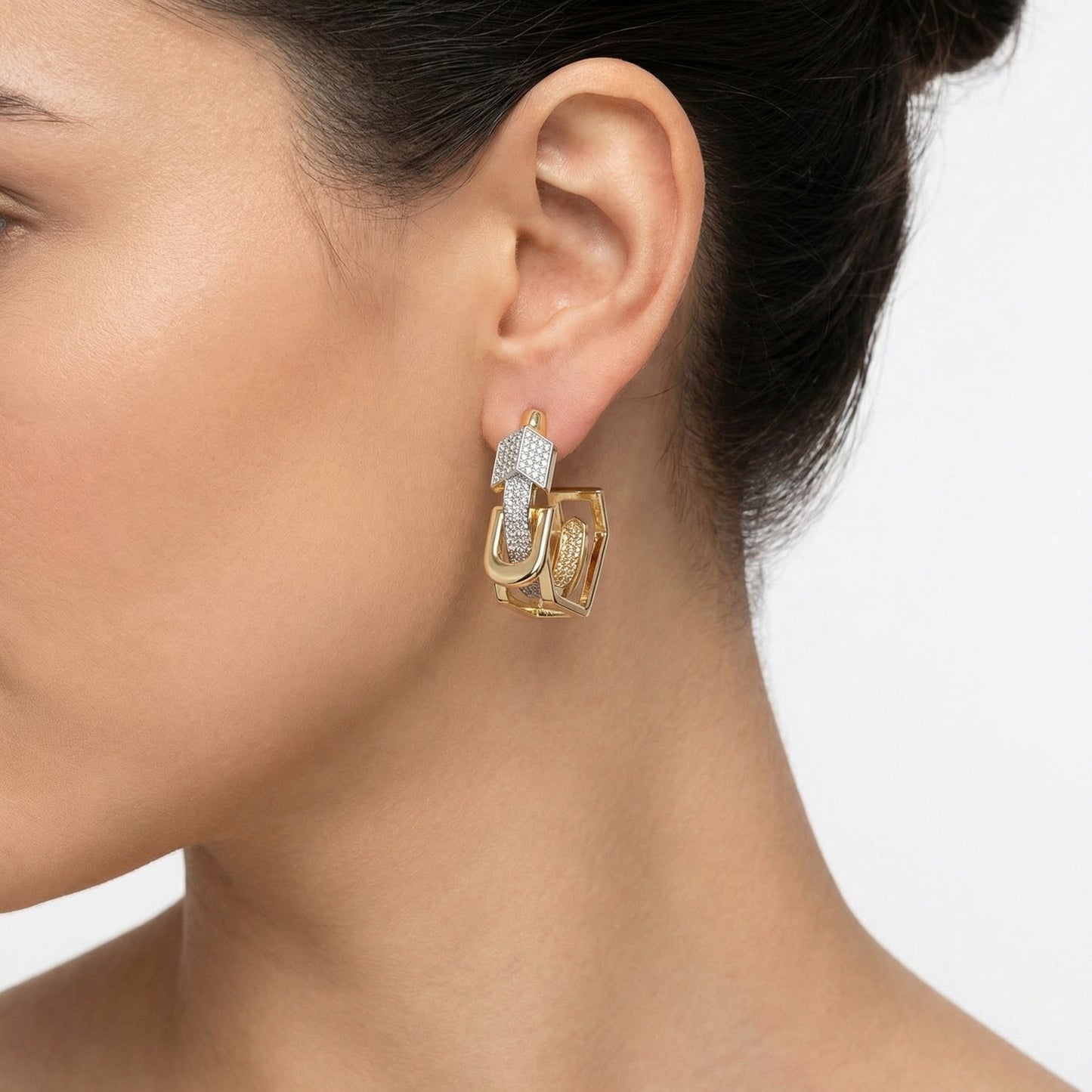 Gilded Caviar Earrings