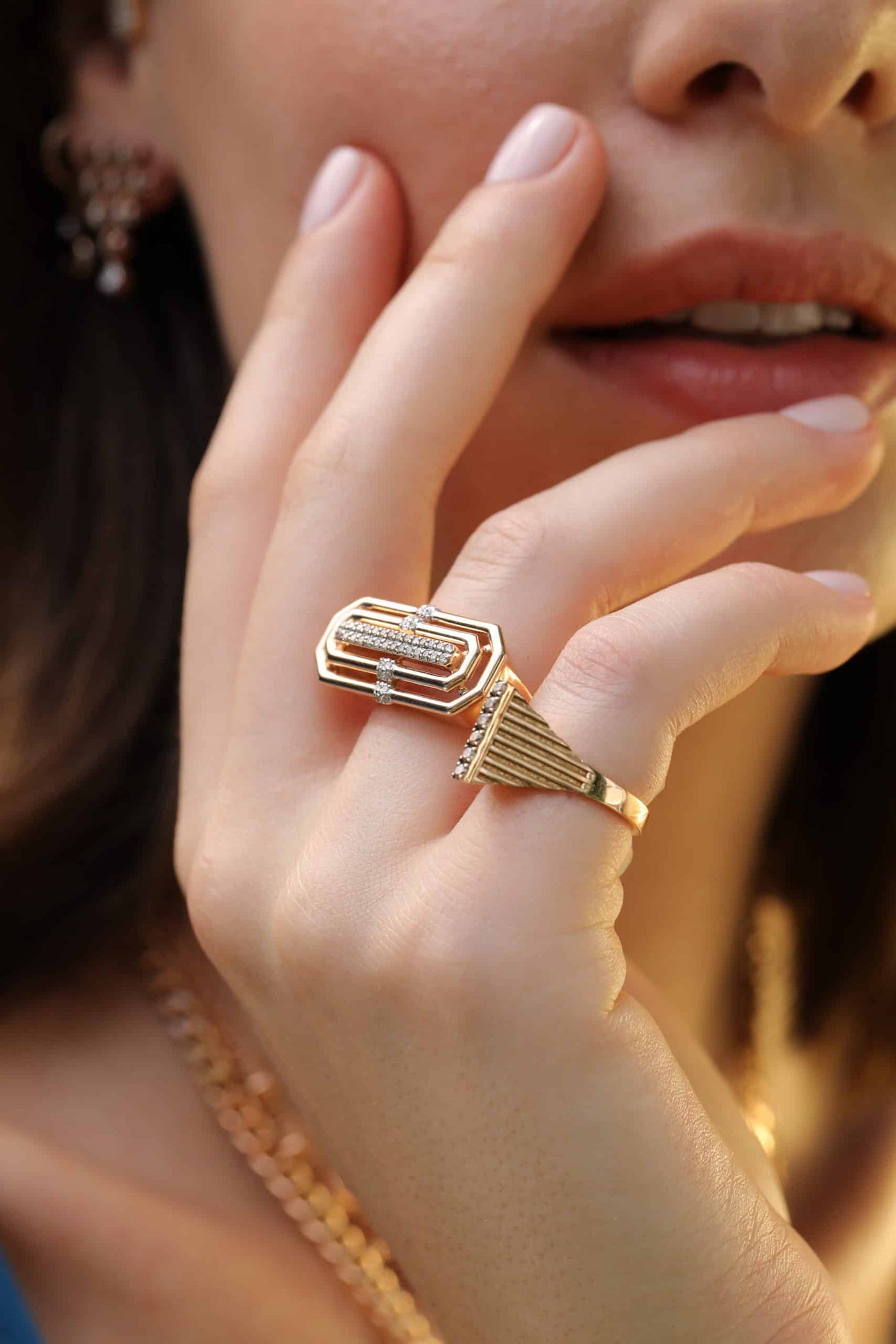 Sophia Yüzük (Yatay Form) - Aven & Laurel