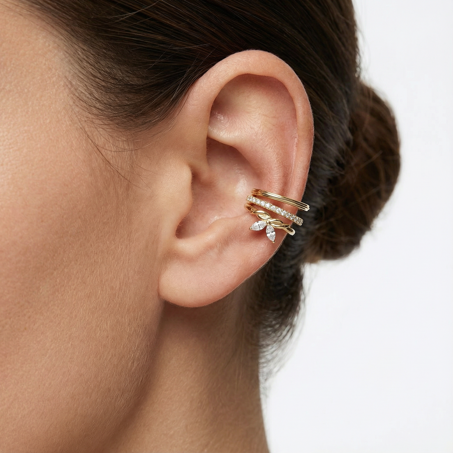 Gilded Orb Grandeur Ear cuff