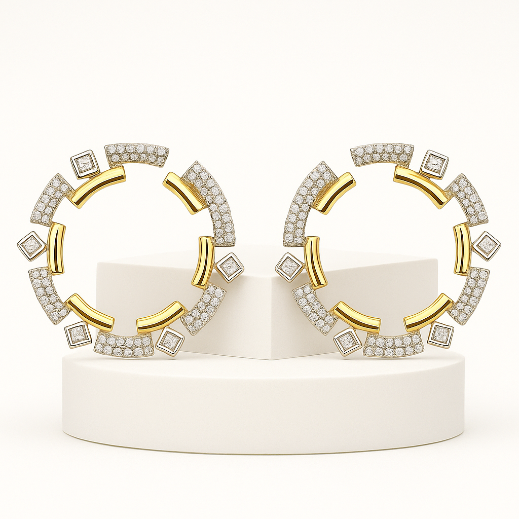 Miravone Line Küpe - Aven & Laurel