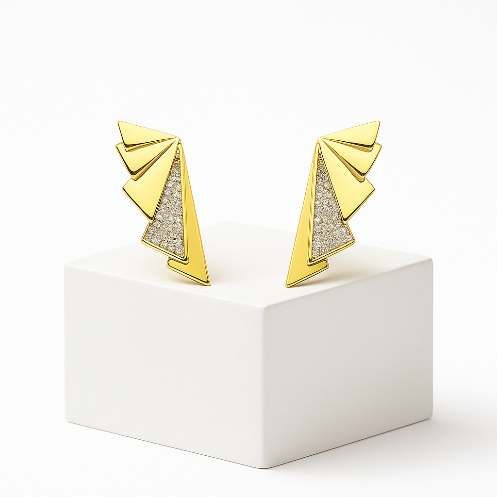 Auralith Fan Küpe - Aven & Laurel