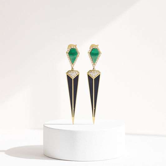 Queen’s Dagger Küpe - Aven & Laurel