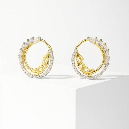 Lirae Wreath Küpe - Aven & Laurel