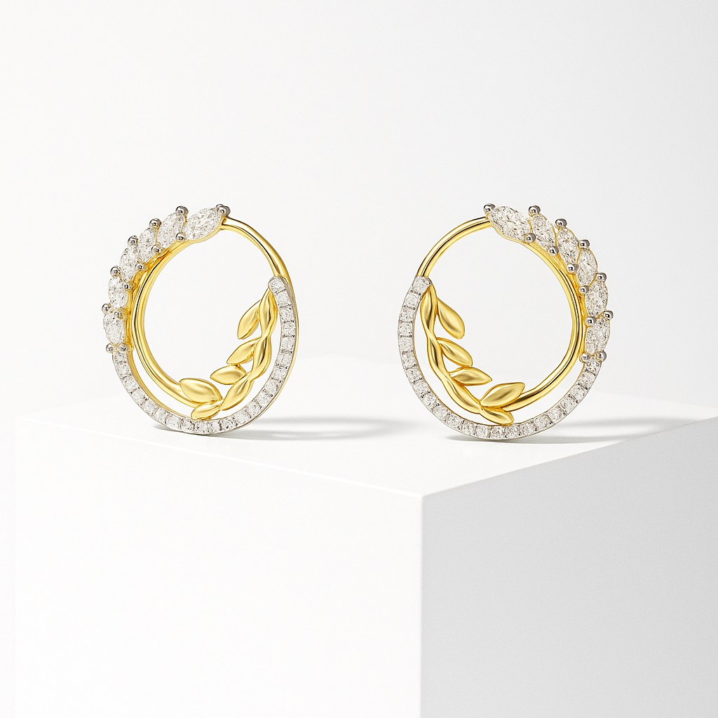 Lirae Wreath Küpe - Aven & Laurel