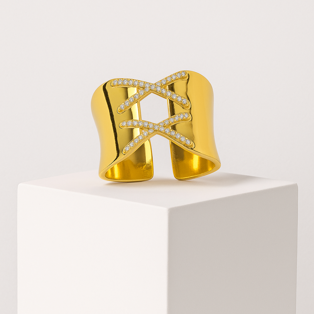 Xandara Band Yüzük - Aven & Laurel