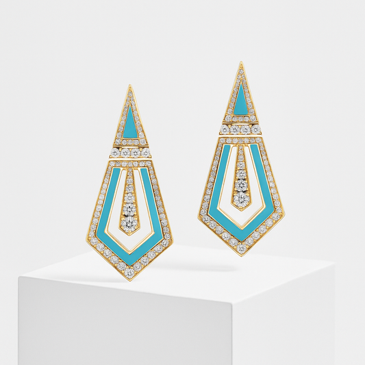 Flèche Opaline Küpe