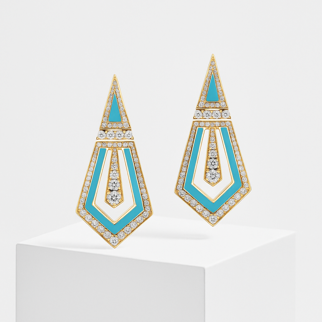 Flèche Opaline Küpe