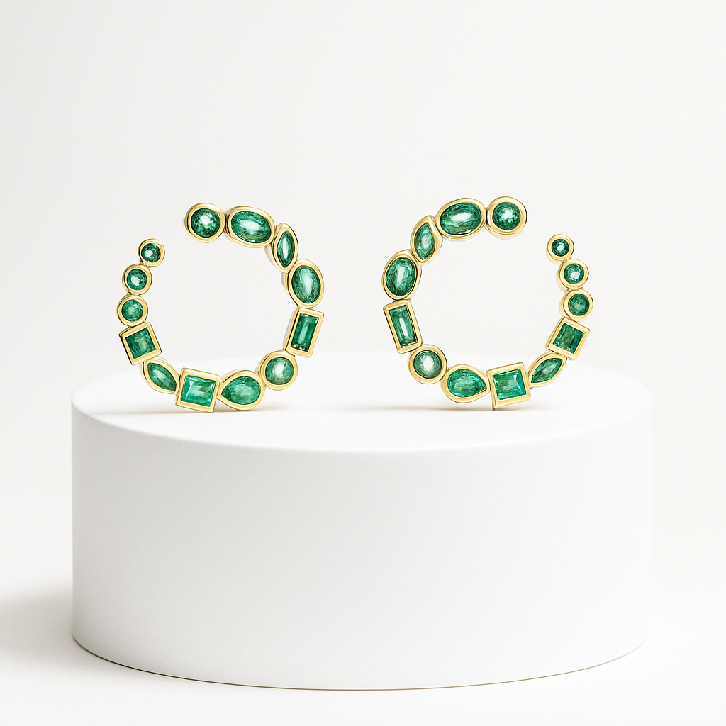 Mosaïque d’Émeraudes Küpe