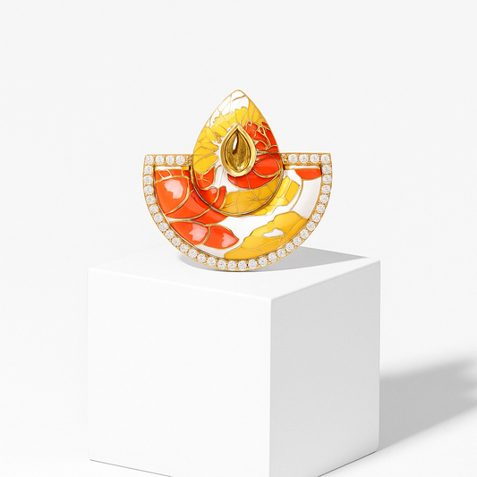 Scarlet–Saffron Küpe