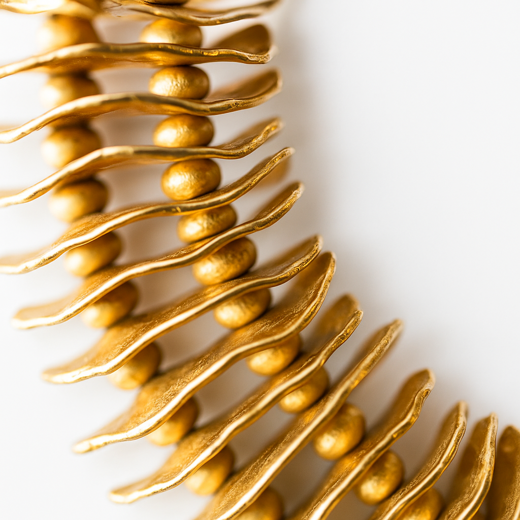 Golden Ripples Kolye