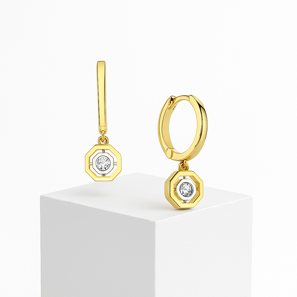 Pırlanta Zarafeti Küpe