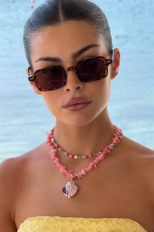 Shelléa Pink Kolye - Aven & Laurel