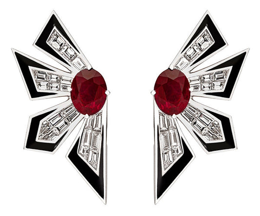 Noir Comet Küpe - Aven & Laurel