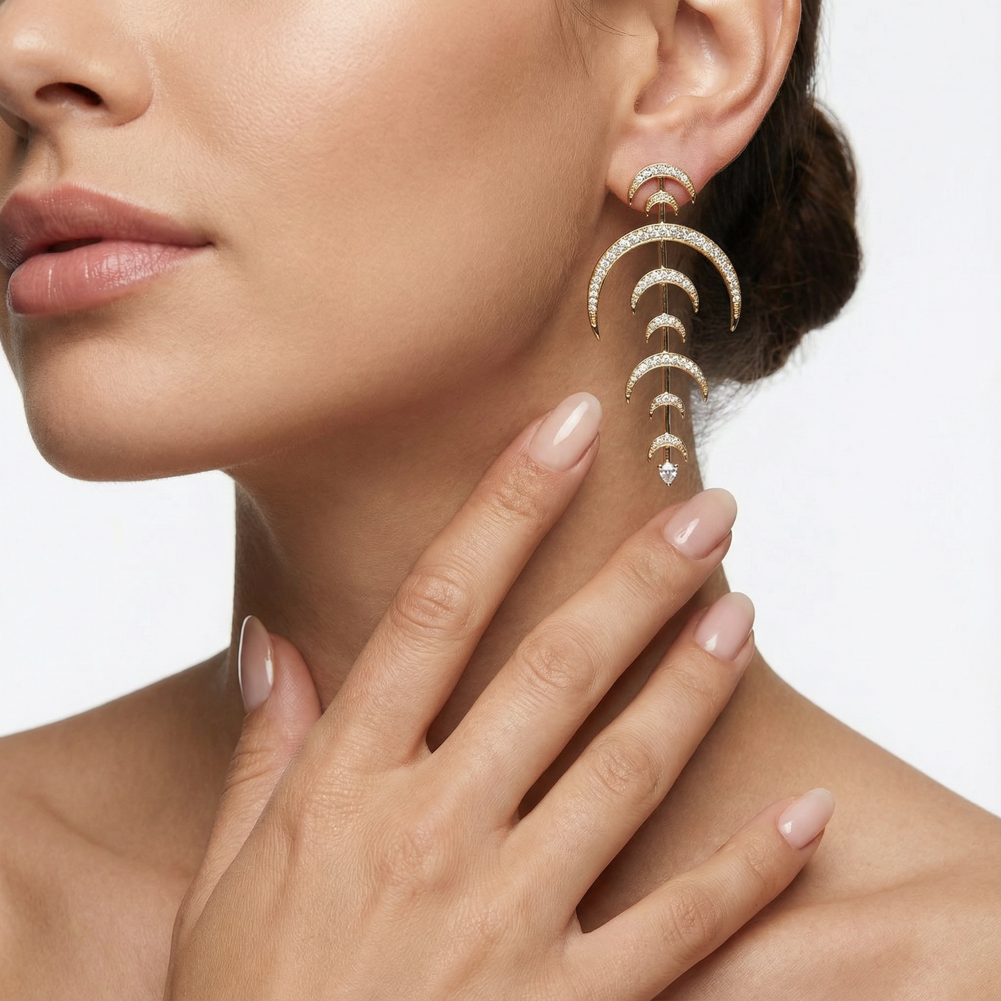 Noir Quilt Sovereign Earrings