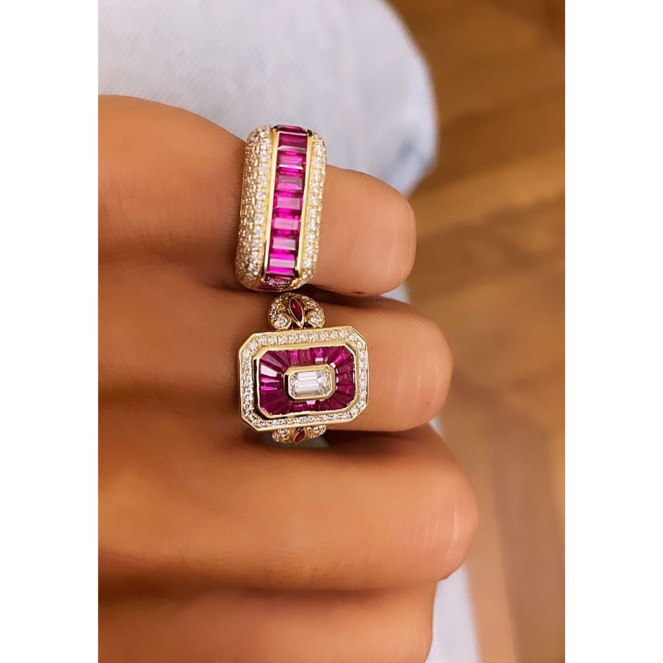 Rubies Yüzük - Aven & Laurel