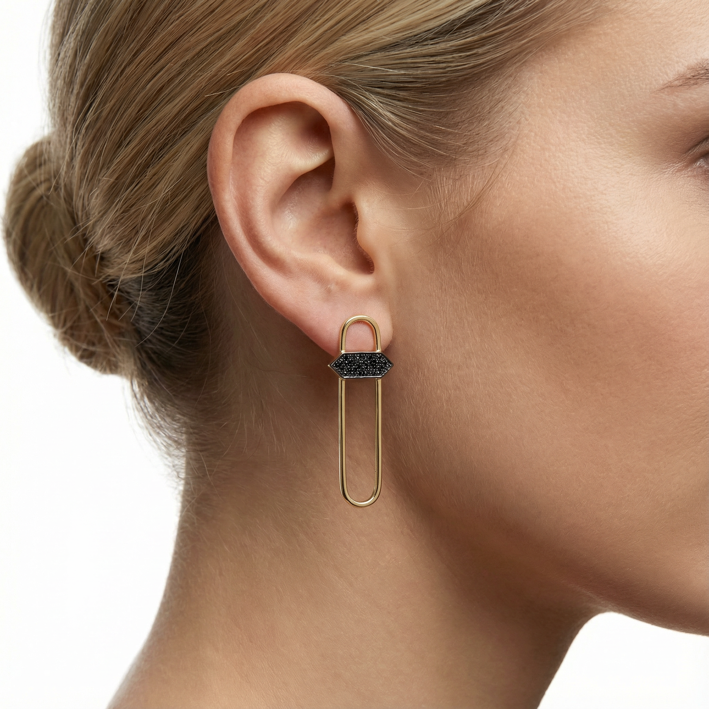 The Metropolitan Hex-Link Earrings