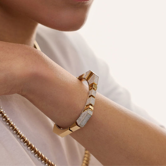 NovaFlux Pavé Kelepçe - Aven & Laurel