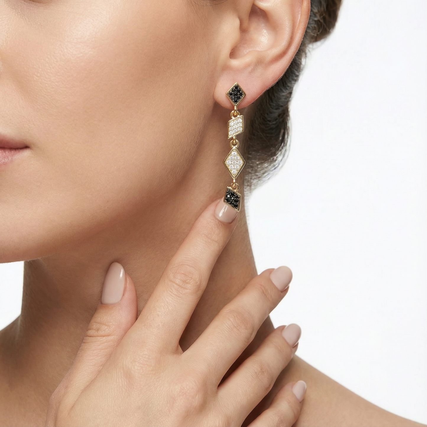 Geometric Harlequin Earrings