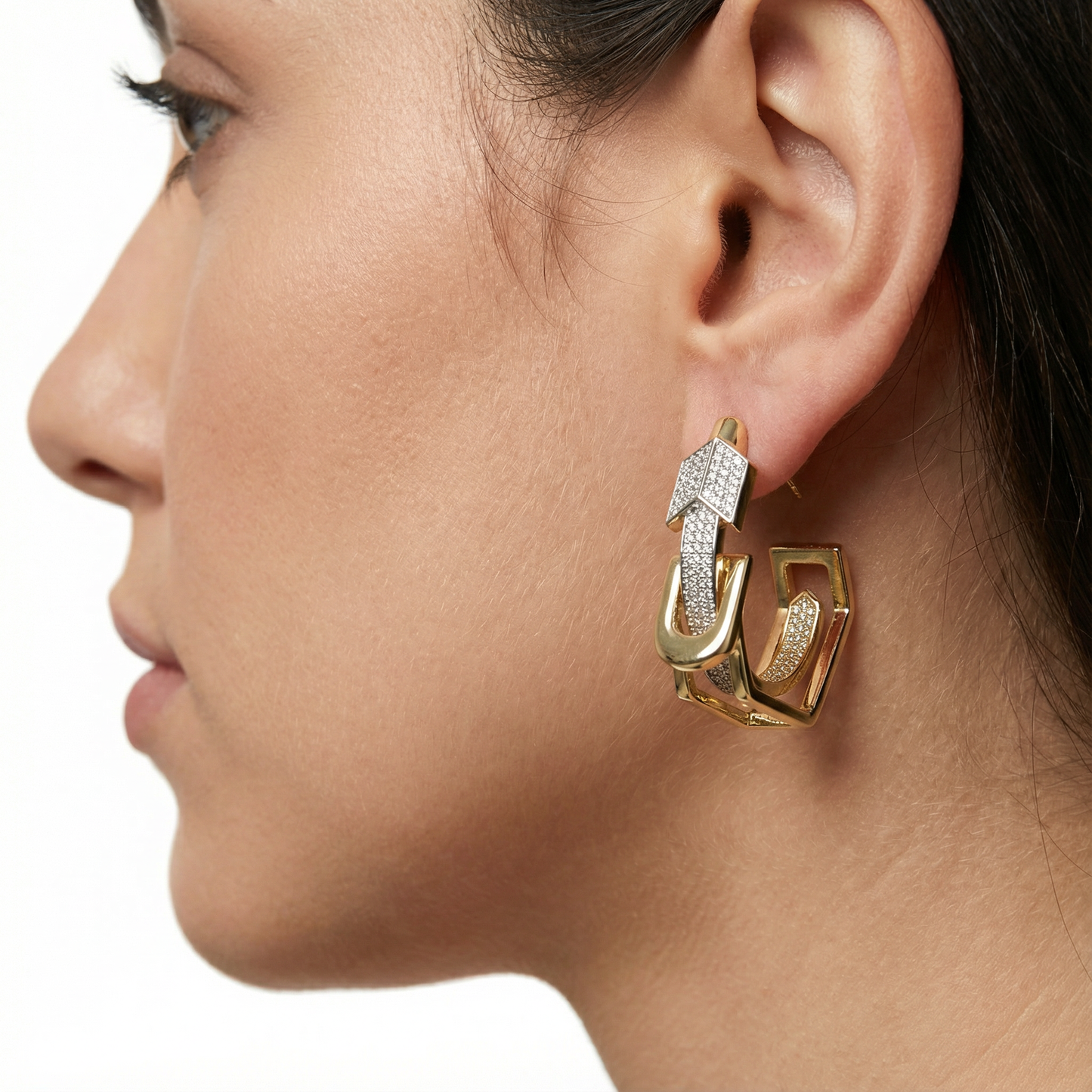 Gilded Caviar Earrings