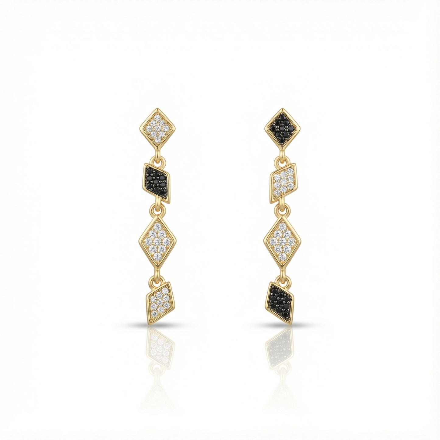 Geometric Harlequin Earrings