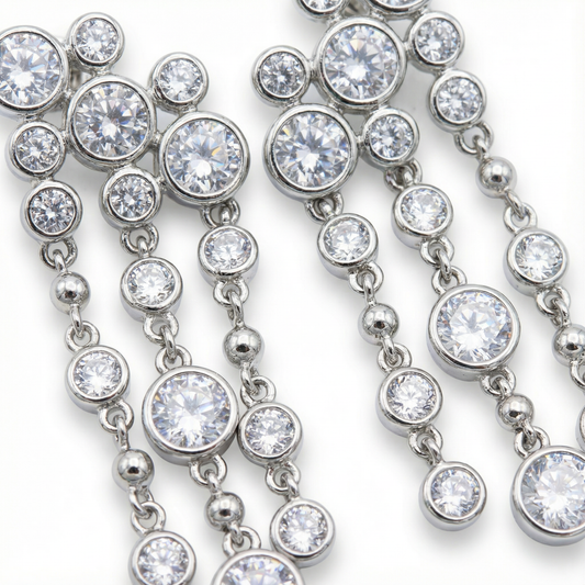 Caviar Ridge Earrings