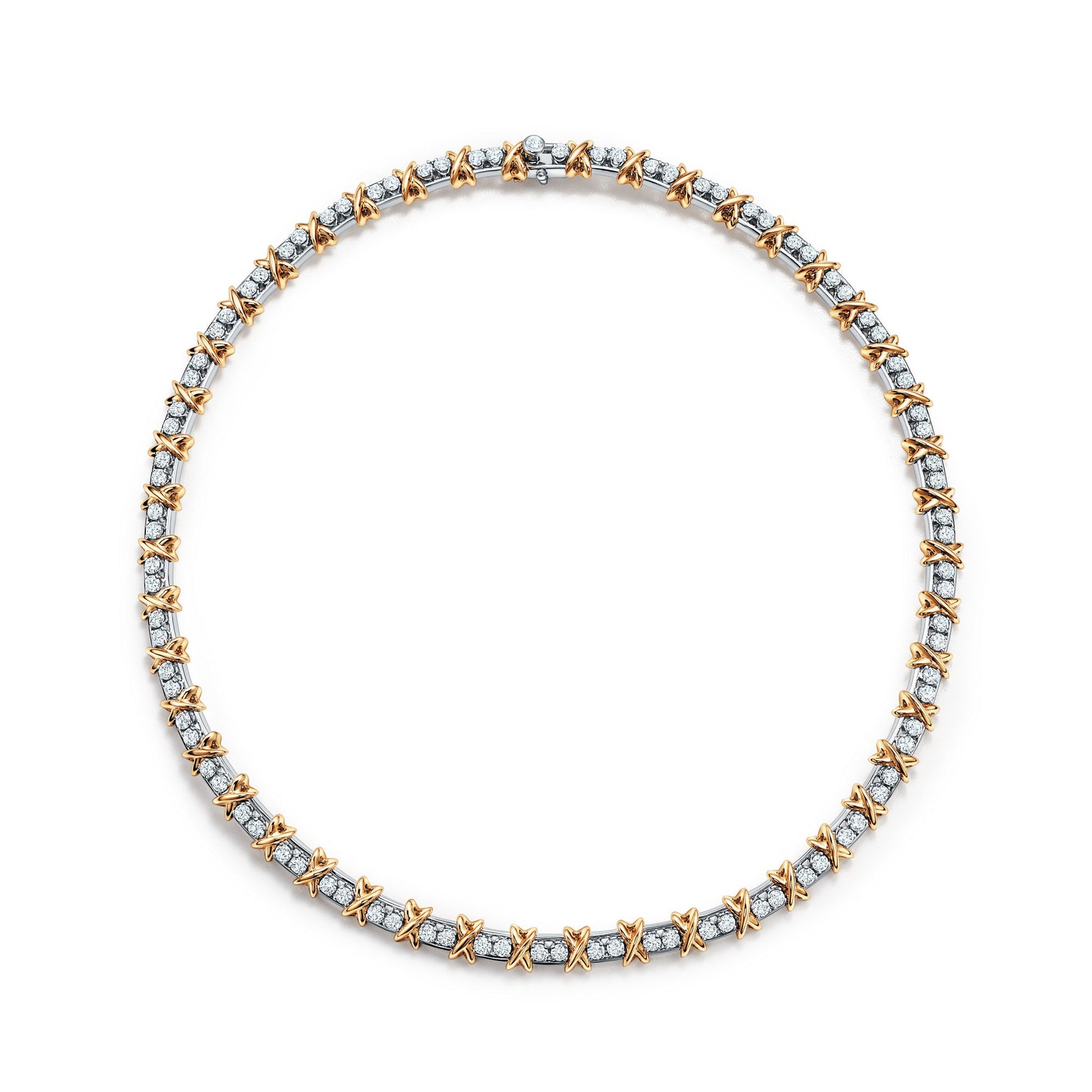 XOXO Çift Renkli Su Yolu Kolye - Aven & Laurel