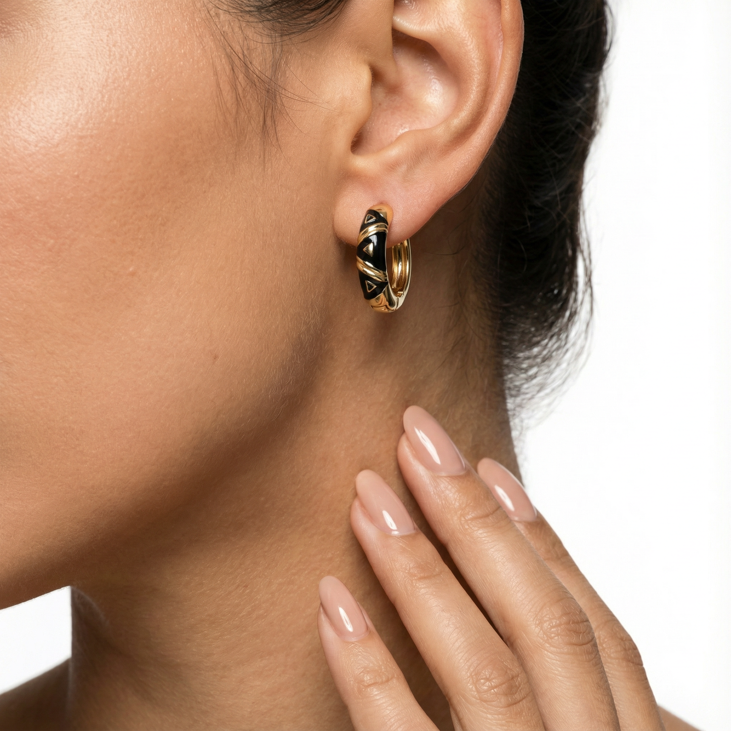 Tribal Noir Earrings
