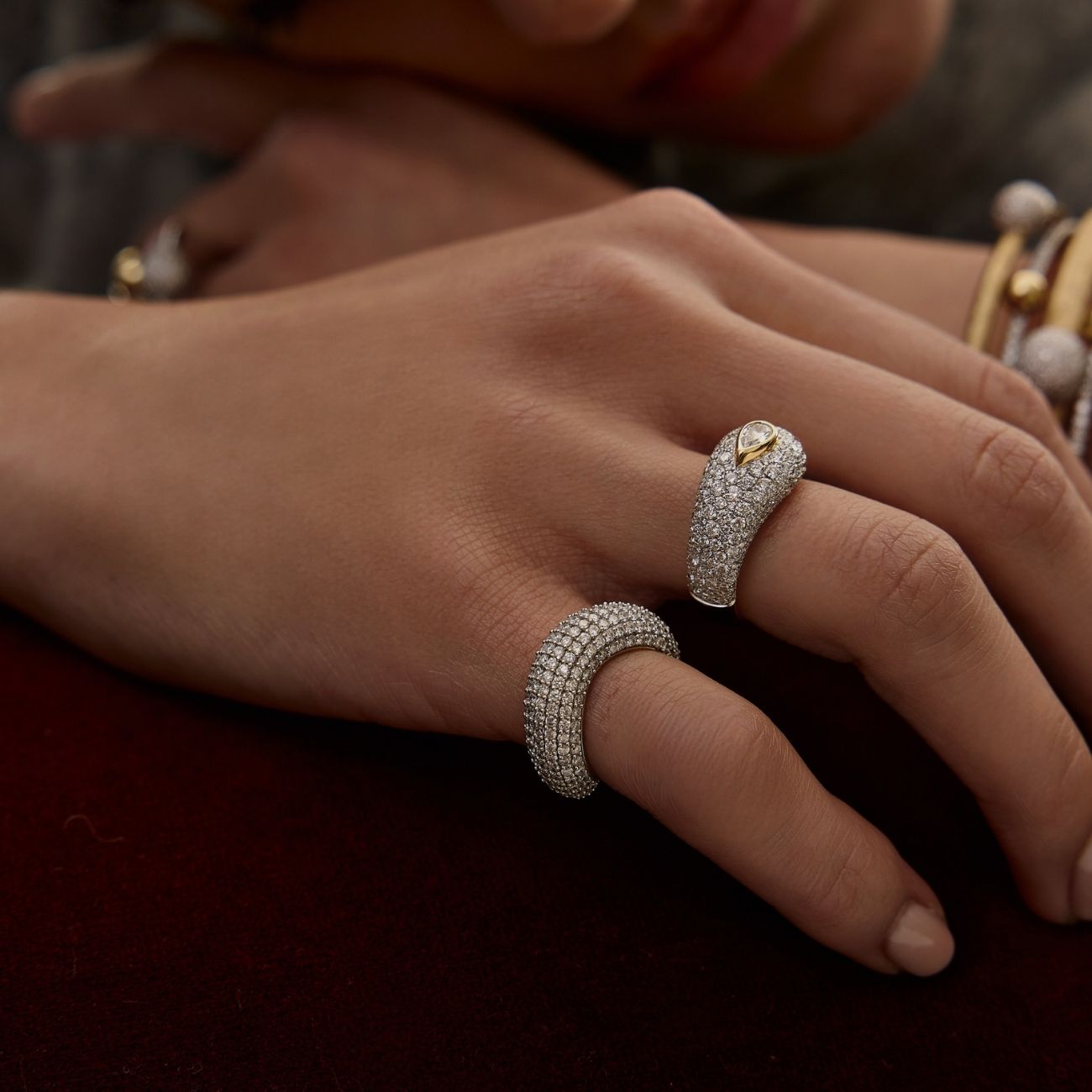 Coreline Bangle Yüzük - Aven & Laurel