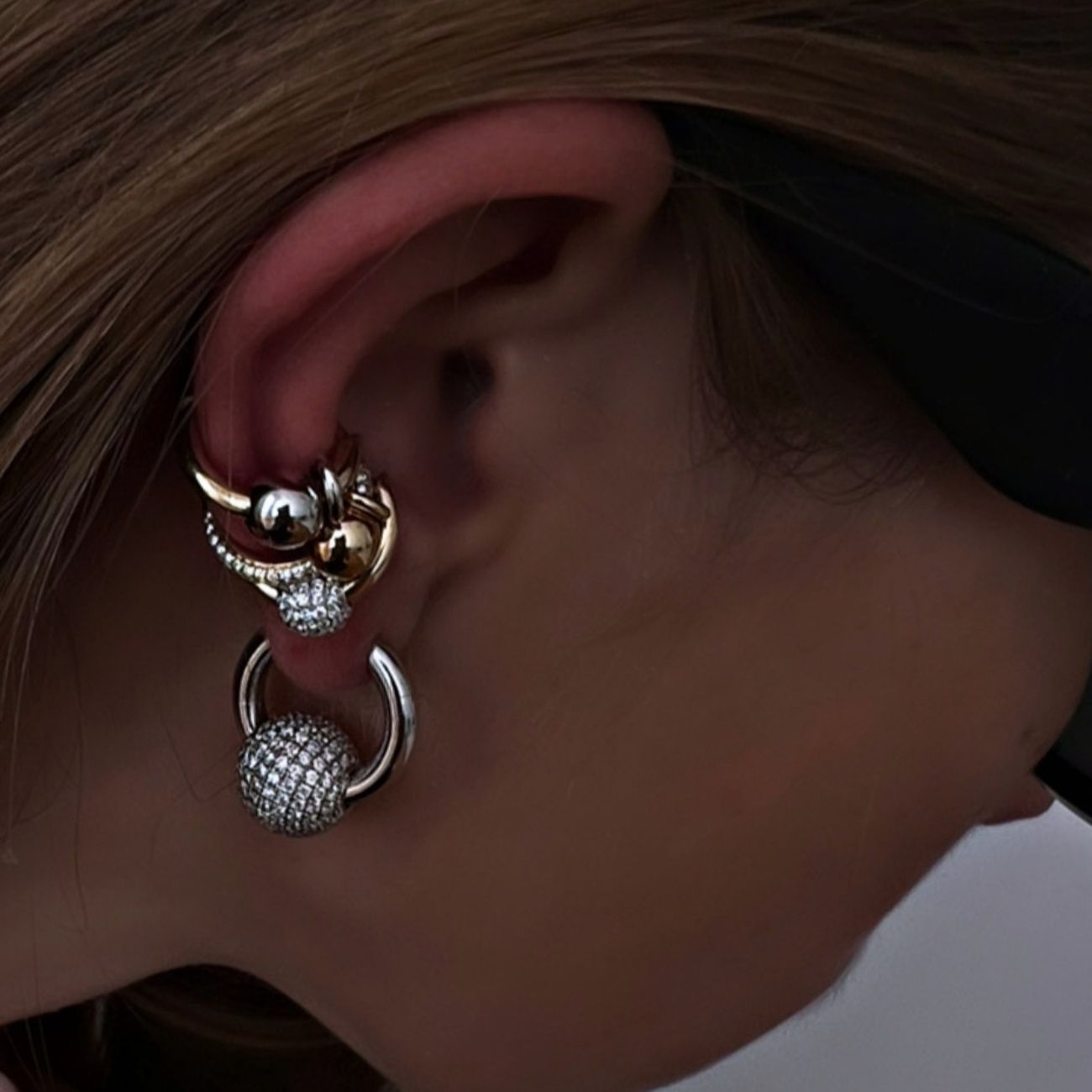 Sphère Earcuff - Aven & Laurel
