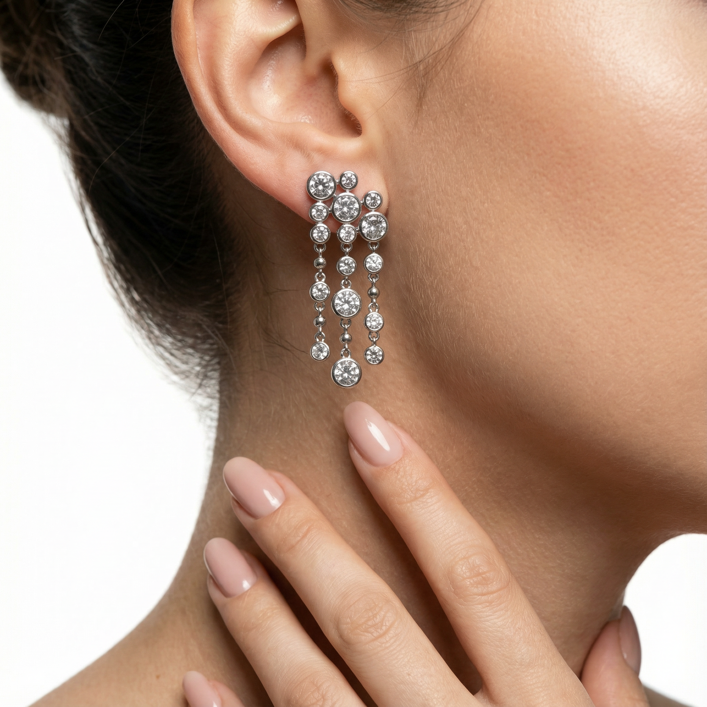Caviar Ridge Earrings