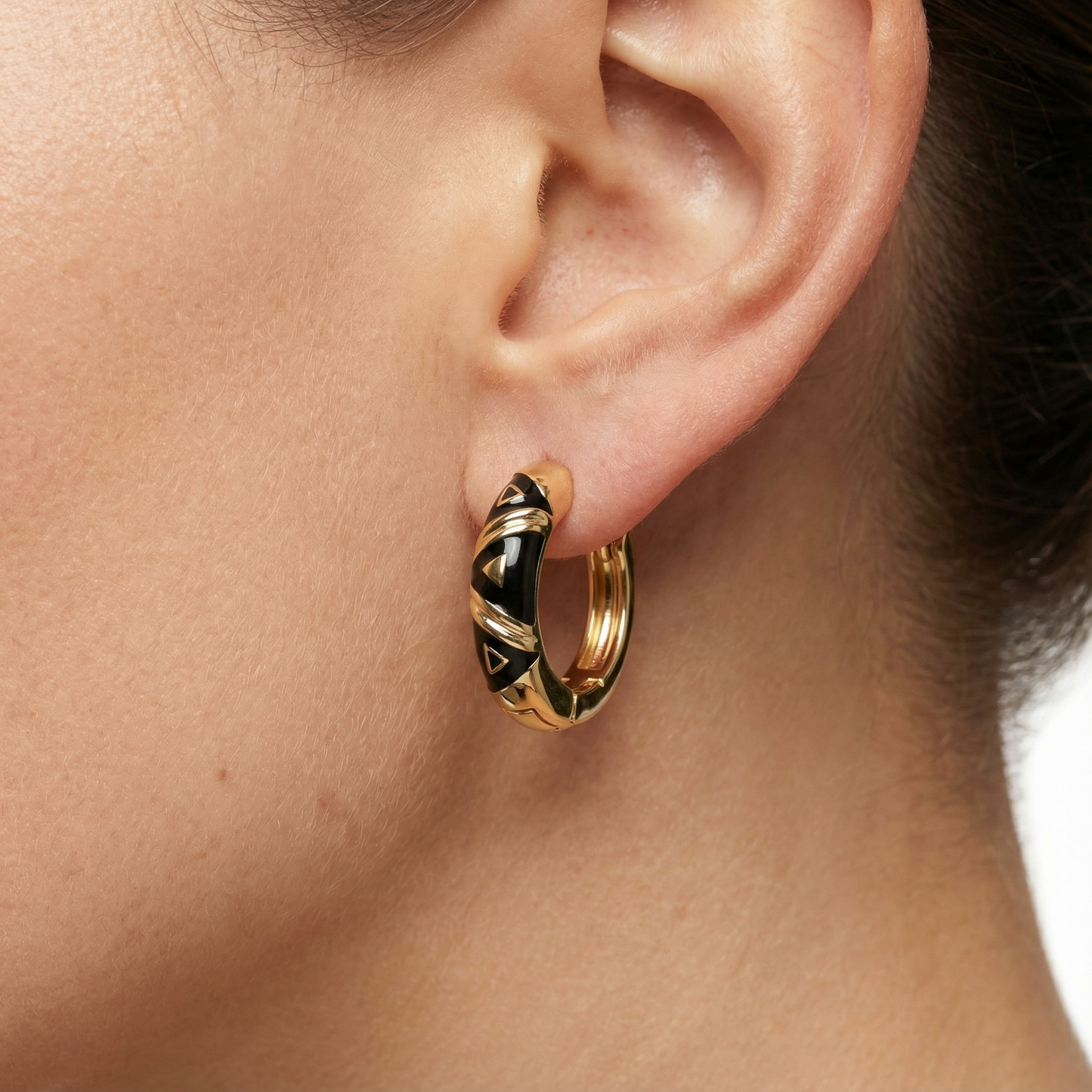 Tribal Noir Earrings