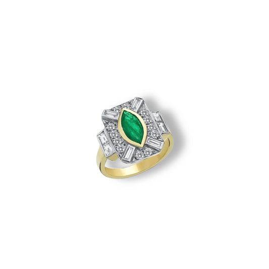 Regal Emerald Yüzük - Aven & Laurel