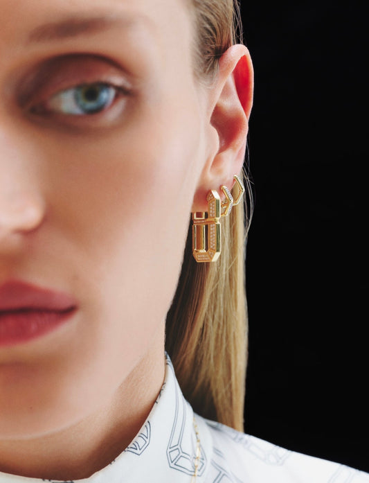 Pavé Skyline Küpe - Aven & Laurel