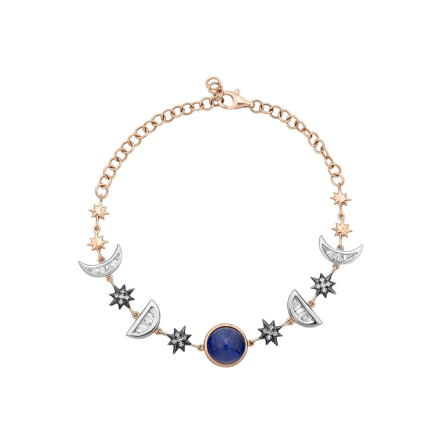 Diamond Moon Arc Bileklik - Aven & Laurel