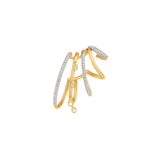 Amber Flux Earcuff - Aven & Laurel