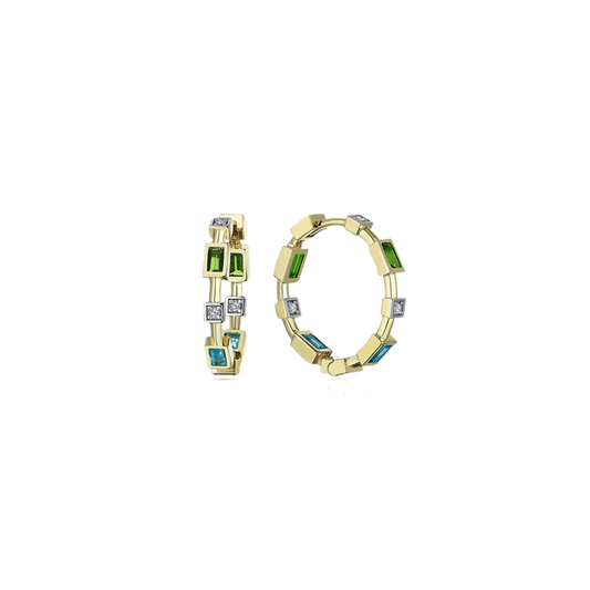 Aqua Resonance Küpe - Aven & Laurel