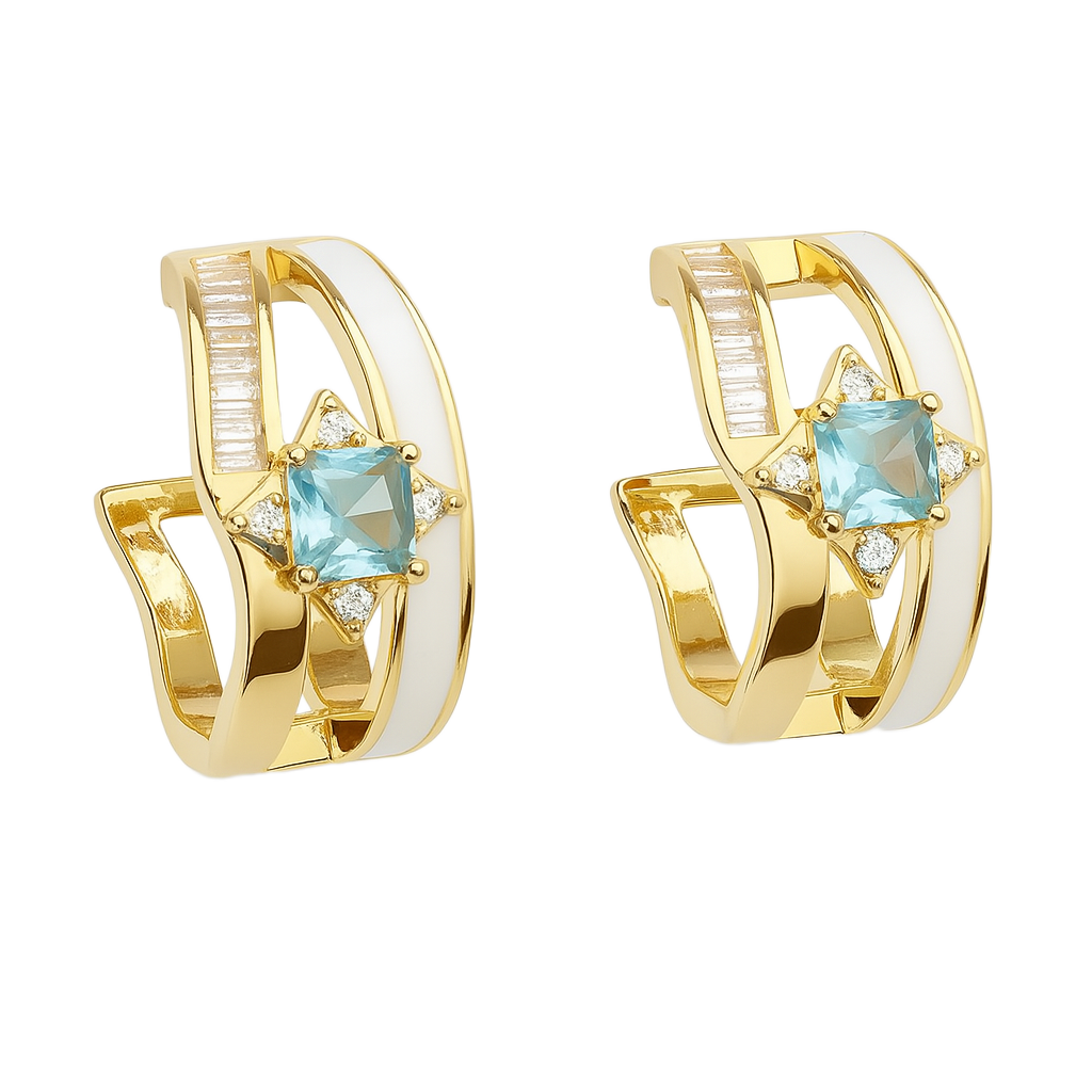 Aqualyn Küpe - Aven & Laurel