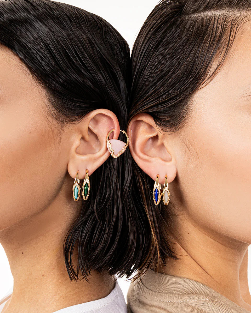 Viridian Tide Küpe - Aven & Laurel