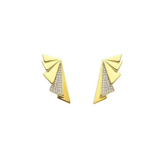 Auralith Fan Küpe - Aven & Laurel