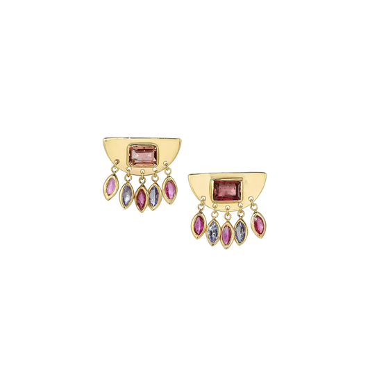 Aztec Cascade Küpe - Aven & Laurel