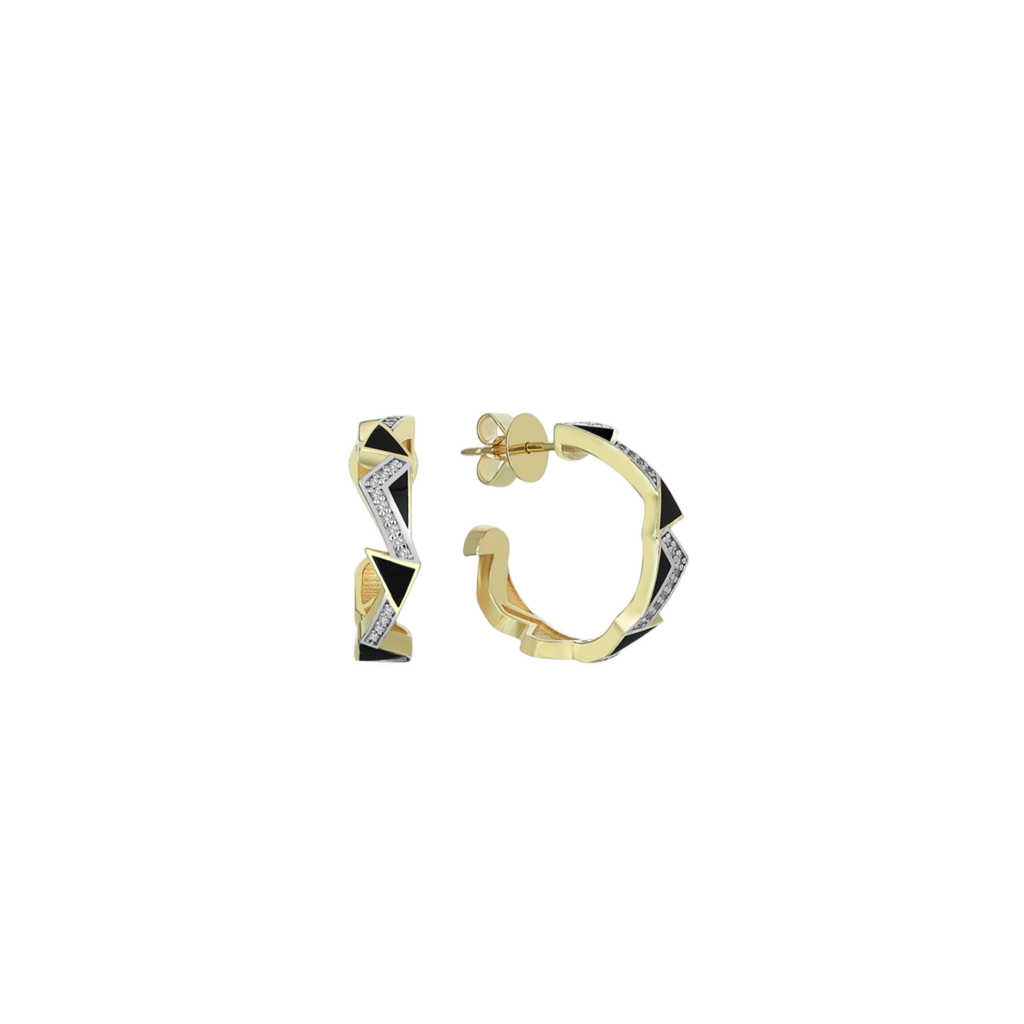 Black‑Tie Volt Küpe - Aven & Laurel