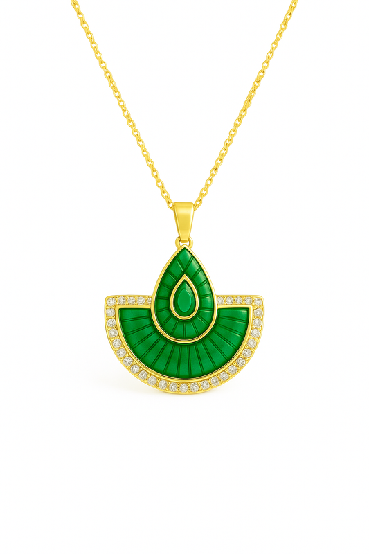 Green Arc Enchant Kolye - Aven & Laurel