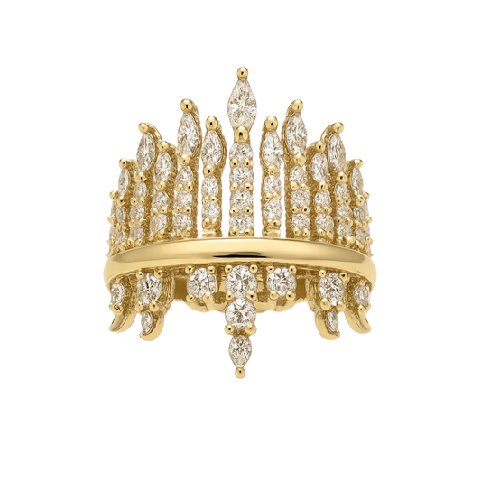 Crest Tiara Yüzük - Aven & Laurel