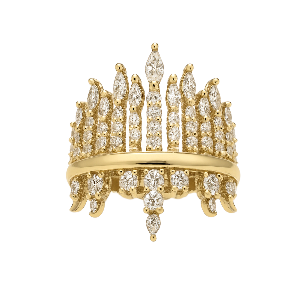 Crest Tiara Yüzük - Aven & Laurel